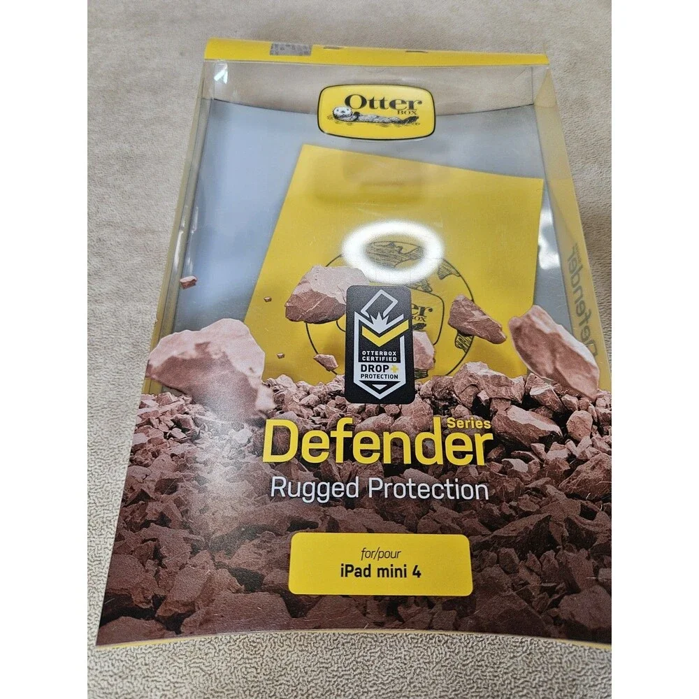 Lot of 3 OTTERBOX Defender Case for iPad Mini 4 - Black Rugged Protection New